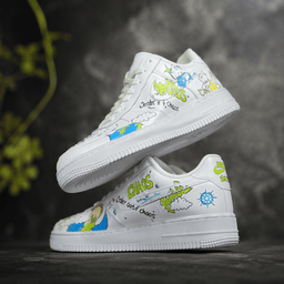 Hand Painted Custom Air Force 1 Sneakers - view 6