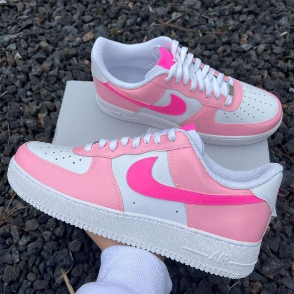 Neon Pink Custom Air Force 1