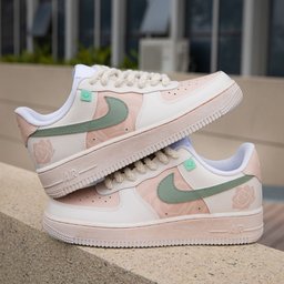 Pink Dry Rose Custom Air Force 1 - view 2