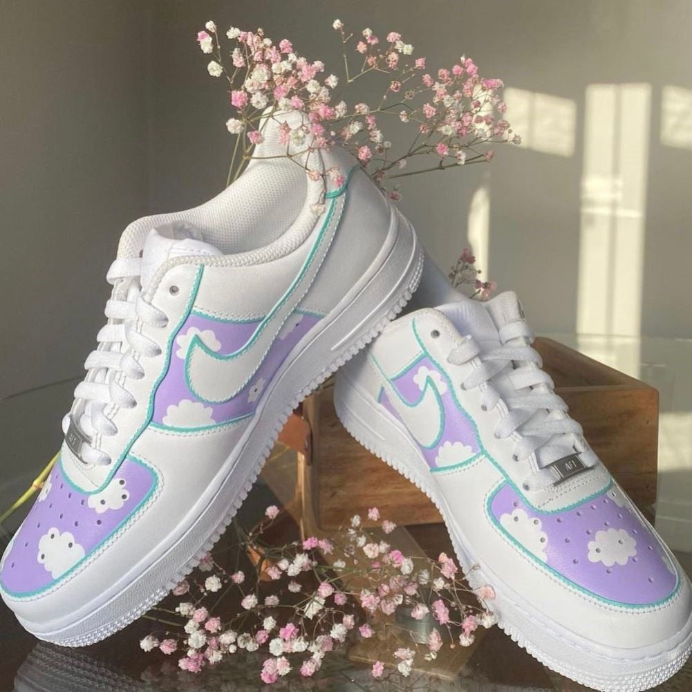 Purple Cloud Custom Air Force 1