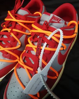 Red White Orange Custom Air Force 1 - view 4