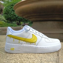Yellow Drips Custom Air Force 1
