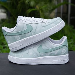 Green Bandana Custom Air Force 1 - view 3