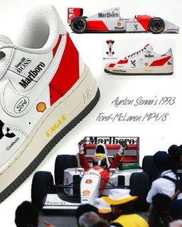 Car Color Blue Yellow Red Custom Air Force 1 - view 2