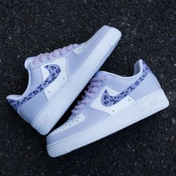 Purple Spots Custom Air Force 1 - view 2