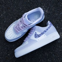 Purple Spots Custom Air Force 1 - view 3