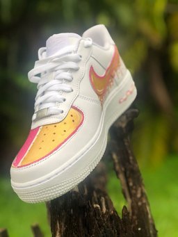 Gloden Pink Drip Custom Air Force 1 - view 3