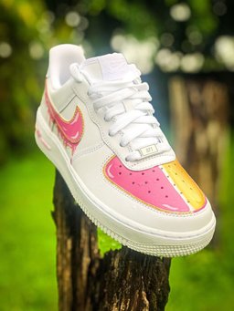 Gloden Pink Drip Custom Air Force 1 - view 4