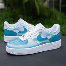 BLue Cloud Custom Air Force 1 - view 2