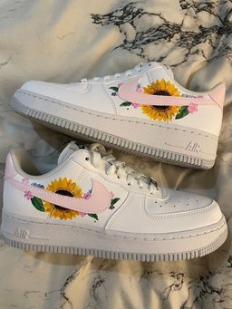 Sunflower Pink Custom Air Force 1 - view 4