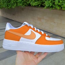 Smooth Orange Custom Air Force 1