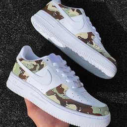 Green Camouflage Custom Air Force 1 - view 2