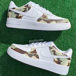 Green Camouflage Custom Air Force 1 - view 3