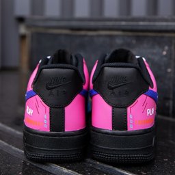 Black Pink Custom Air Force 1 - view 4
