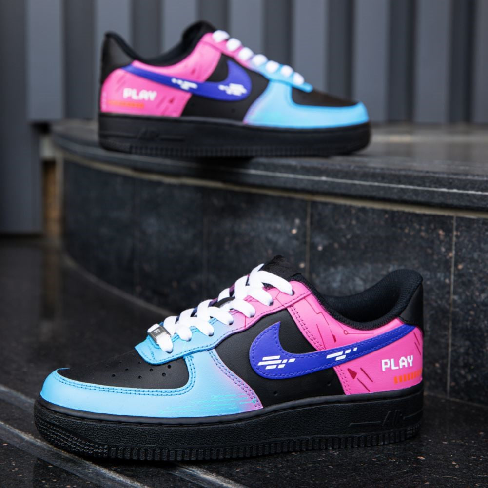 Black Pink Custom Air Force 1