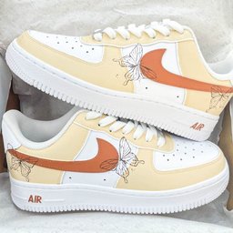 Orange Butterfly Custom Air Force 1 - view 3