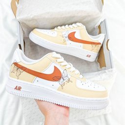 Orange Butterfly Custom Air Force 1 - view 2