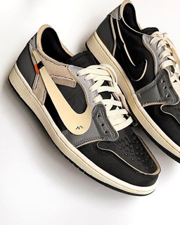 Khaki Black Gray Custom Air Force 1 - view 5