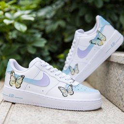 Blue Purple Butterfly Custom Air Force 1 - view 3