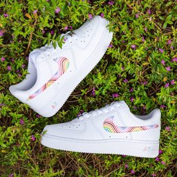 Rainbow Swirl Custom Air Force 1 - view 4