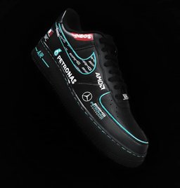 Black White Font Custom Air Force 1 - view 4