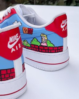 Cartoon Role Red House Blue Sky Custom Air Force 1 - view 3