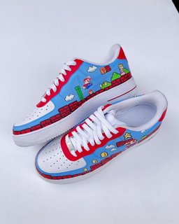 Cartoon Role Red House Blue Sky Custom Air Force 1 - view 4