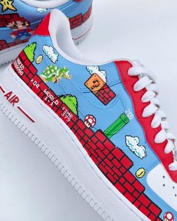 Cartoon Role Red House Blue Sky Custom Air Force 1 - view 5