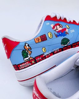 Cartoon Role Red House Blue Sky Custom Air Force 1 - view 6