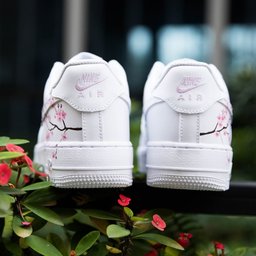 Pink Cherry Custom Air Force 1 - view 2