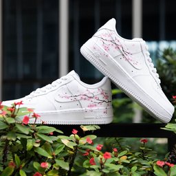 Pink Cherry Custom Air Force 1 - view 3