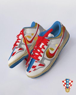 Blue Gold Green Red Custom Air Force 1 - view 3