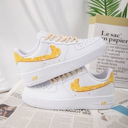 Yellow Cheese Custom Air Force 1 - view 2