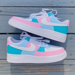 Tricolor Blocks Custom Air Force 1 - view 2