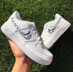 Zebra Print Custom Air Force 1 - view 2