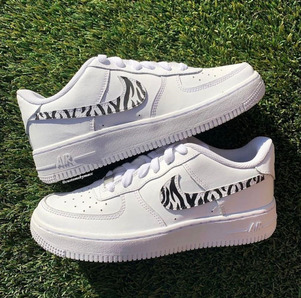 Zebra Print Custom Air Force 1