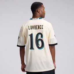 Trevor Lawrence #16 Jacksonville Jaguars 2026 Rivalries Premium Football Jersey – Natural alternate product view