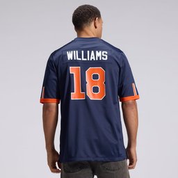Caleb Williams #18 Chicago Bears 2026 Rivalries Premium Football Jersey – Navy front product view
