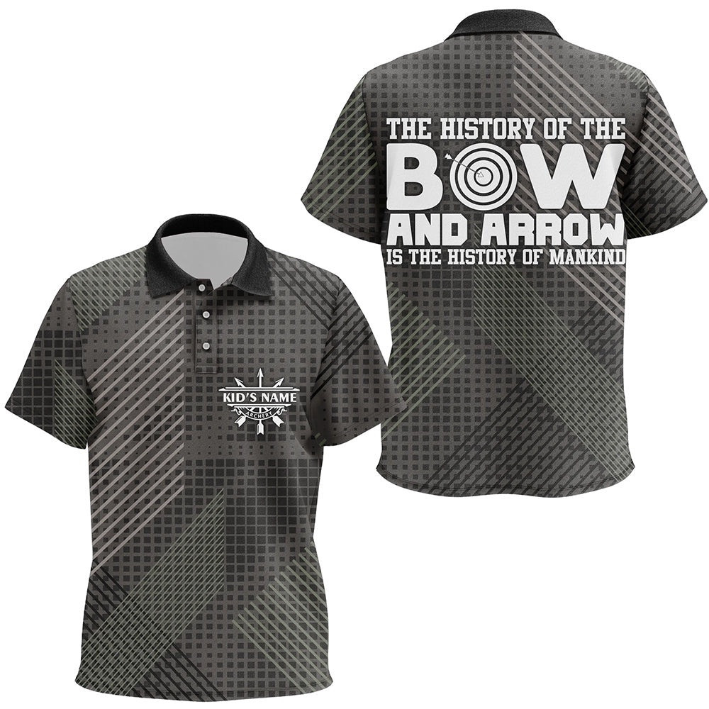 History Of Bow And Arrow Archery Polo Shirts, Custom Arrows Archery Polo, Custom Archery Team Polo Shirt