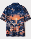 Grey Goose Sunset Beach Lounge Hawaiian Shirt