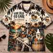 Malibu Too Old To Care Skeleton Vintage Hawaiian Shirt