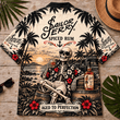Sailor Jerry Too Old To Care Skeleton Vintage Hawaiian Shirt