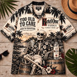 Ketel One Too Old To Care Skeleton Vintage Hawaiian Shirt