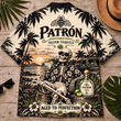 Patrón Too Old To Care Skeleton Vintage Hawaiian Shirt