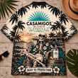 Casamigos Too Old To Care Skeleton Vintage Hawaiian Shirt