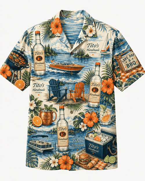 Tito’s Lake Day BBQ Hawaiian Shirt