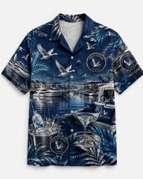 Grey Goose Luxury Marina Hawaiian Shirt
