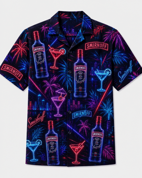 Smirnoff Neon Nights Hawaiian Shirt
