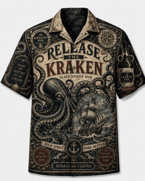 The Kraken Release The Legend Hawaiian Shirt