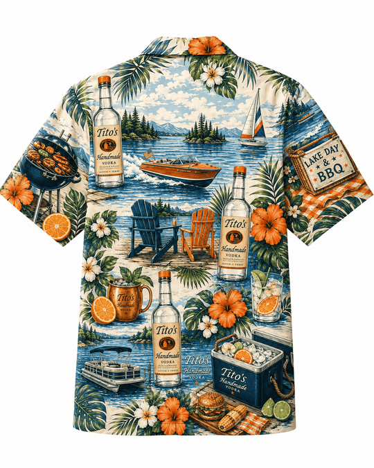 Tito’s Lake Day BBQ Hawaiian Shirt